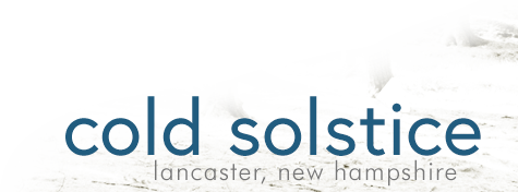 cold solstice: lancaster, new hampshire